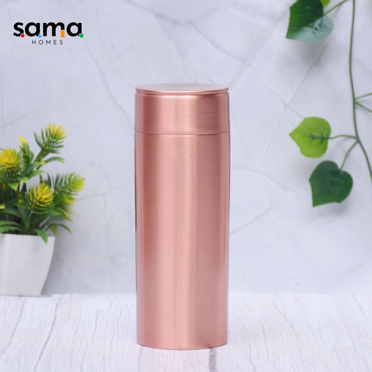 SAMA Homes - pure copper water bottle plain milton style straight capacity small