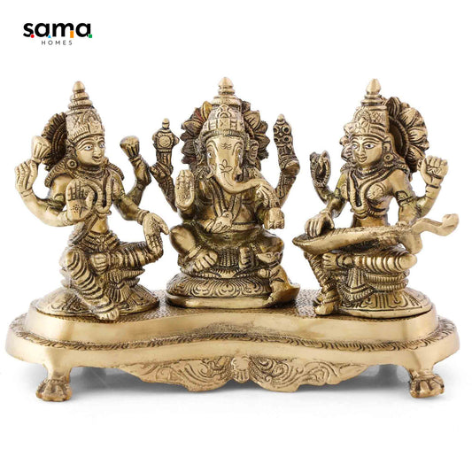 SAMA Homes - idol of ganesh lakshmi saraswati